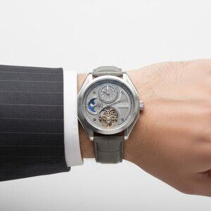 NWT Authentic Heritor Antoni Automatic Grey Dial Men's Watch